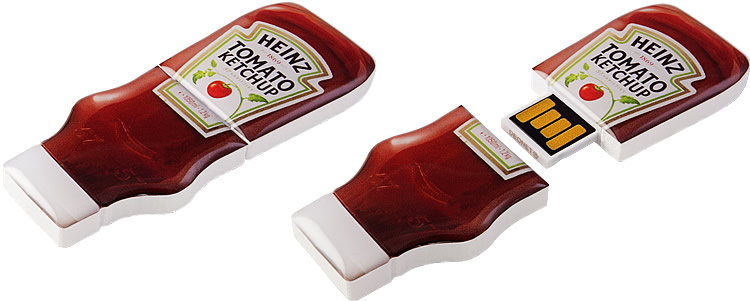 Kustomoitu muistitikku Heinz